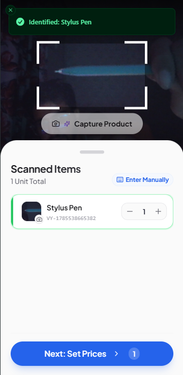 Feature screen